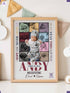 Personalized Baby Photo Collage Poster – “Never Grow Up” Lyric Print – Custom Keepsake